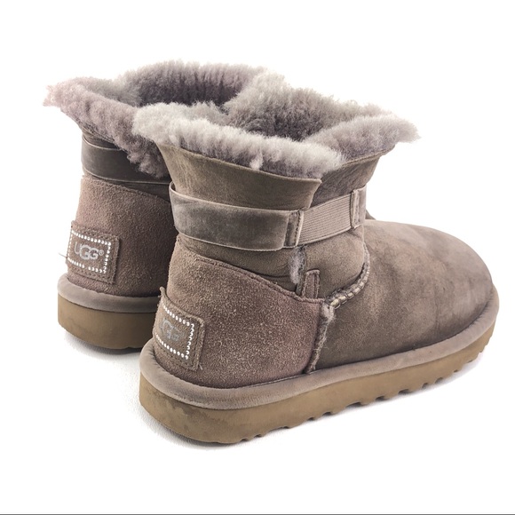 UGG Karlie Mini Sheespkin Winter Boots 7 - Picture 5 of 12